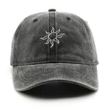 Cwah3240_Sunflower Embroidered Baseball Cap