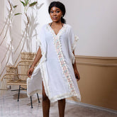 Womens Tassel Beachver-Up Dress For Bikini_Cwmm6195