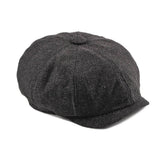 AUTUMN AND WINTER RETRO PLAID FLAT CAP_CWAH1906
