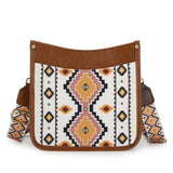 Vintage Bohemian Print Crossbody Tote Bag_Cwab2698