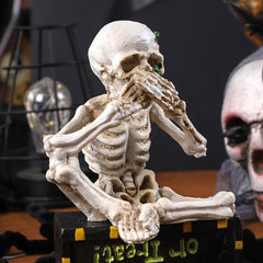 Scary Skeleton Resin Halloween Table Decor_Cwmm9969