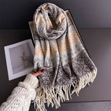 Classic Cashmere Feel Soft Warm Tassel Scarf_Cwasc03243