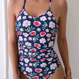 SEXY MULTI COLOR PRINT ONE PIECE SWIMSUIT_CWMW0307