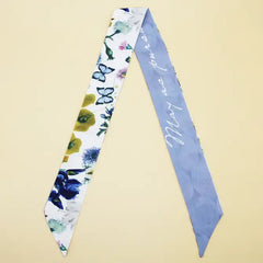 FLORAL PRINT TWILLY HEAD SCARF_CWASC0076