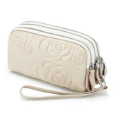 CLUTCH BAG TOP GRAIN COWHIDE EMBOSSED WALLET_CWAB3786