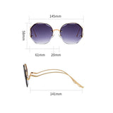 FASHIONABLE AND HIGH END RIMLESS SUNGLASSES_CWASG0383