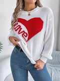Valentines Day Love Long-Sleeved Pullover