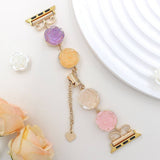 IWATCH8 1 TRANSPARENT DAISY DRIED FLOWER STRAP_CWWW0058