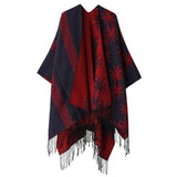 ETHNIC STYLE SHAWL CAPE DOUBLESIDED THICKENED CAPE_CWASC2177