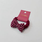 NEW RED BIG FLOWER BOW HAIR TIE_CWAHA1841