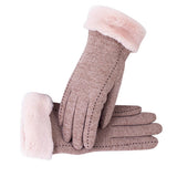 Simple Fleece Warm Breathable Gloves_Cwag0070