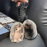 CUTE LITTLE HEDGEHOG CAR KEYCHAIN BAG PENDANT_CWMM2504