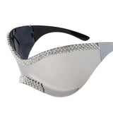 LUXURY RHINESTONE LARGE FRAME CYCLING SUNGLASSES_CWASG0863