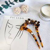U-Shaped Acetate Hairpin Tortoise Shell Hairpin