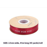 2 5CM FLOWER PACKAGING RIBBON BOW RIBBON_CWMM5784