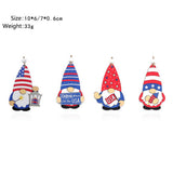 Us Flag Faceless Gnome Wooden Hanging Decor_Cwaje05407