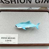 OCEAN ANIMAL ACETATE CLAW CLIP SHARK WHALE_CWAHA5703