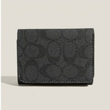 New Vintage Geometric Letter Mini 3-Fold Wallet_Cwab06269