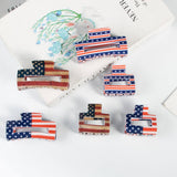 Cwaha5137_4Th Of July Flag Stylish Rectangular Hair Clip