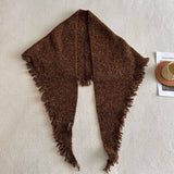 SOLID WOOL BLEND TRIANGLE SCARF FOR WOMEN_CWASC2287