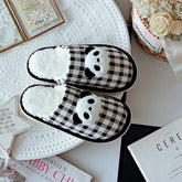 CUTE PANDA COTTON NON SLIP SLIPPERS FOR WOMEN_CWMM2949