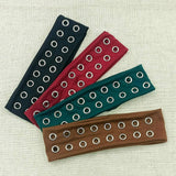 ELASTIC FABRIC WITH EYELETS PUNK HEADWRAP_CWAHA6306
