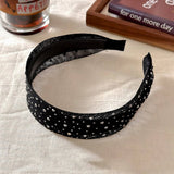 Rhinestone Mesh Headband Elegant Wide Style_Cwaha08171
