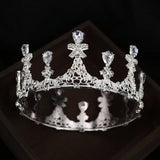 BUTTERFLY RHINESTONES WEDDING CRYSTAL TIARAS_CWMM2016