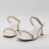 SIMPLE SEXY CHAIN HIGH HEELS_CWSHS0595