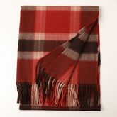 PLAID CASHMERE SCARF UNISEX WARM WINTER WRAP_CWASC2706