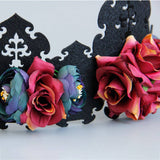 HALLOWEEN SUPPLIES FLOWER WITCH KING CROWN_CWMM0145