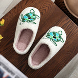2024 WINTER TURTLE EMBROIDERED COTTON SLIPPERS_CWSHS0875