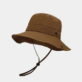 SOLID WIDE BRIM OUTDOOR SUN HAT FOR SUMMER_CWAH3794