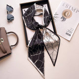 Women¡¯S Long Silk Scarf ? Stylish Neck Accessory_Cwasc03144