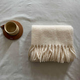 SOFT WOOL SPUN SCARF COZY WINTER NECK WARMER_CWASC2317