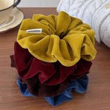 Velvet Scrunchie Retro Ponytail Hair Tie_Cwaha08125