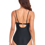 Womens One Piece Suspender Bikini Swimsuit