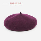 AUTUMN AND WINTER RETRO SOLID COLOR BERET_CWAH1926