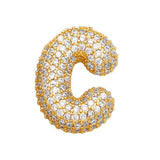 COPPER ZIRCONIA PENDANT NECKLACE HIP HOP_CWMM5862