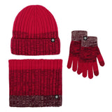 NEW KNITTED HAT SCARF AND GLOVES THREE PIECE SET_CWMM2777