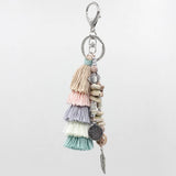 BOHEMIAN STYLE STRING MULTI LAYER TASSEL KEYCHAIN_CWMM3553