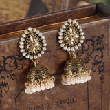 HANDMADE TASSEL BELL STYLE EARRINGS_CWAJE2240