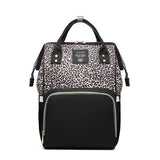MULTIFUNCTIONAL LEOPARD PRINT MOTHER AND BABY BAG_CWAB2222