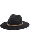 DANDY BELT WIDE BRIM SUEDE PANAMA HAT_CWAH0361