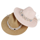 FASHIONABLE AND PERSONALIZED HOLLOW PANAMA HAT_CWAH1199