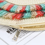 RETRO CASUAL STRAW TASSEL HANDBAG_CWAB2007