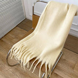 SOFT MOHAIR FEEL SCARF COZY WINTER WRAP_CWASC0323