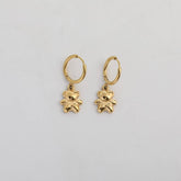 CREATIVE STAINLESS STEEL MIRROR PENDANT EARRINGS_CWMM5723