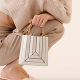 SPLICED RAINBOW SHOULDER BAG HANDBAG_CWAB1382