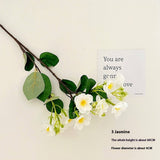 FAUX JASMINE BEGONIA BOUQUET FOR HOME DECOR_CWMM6592